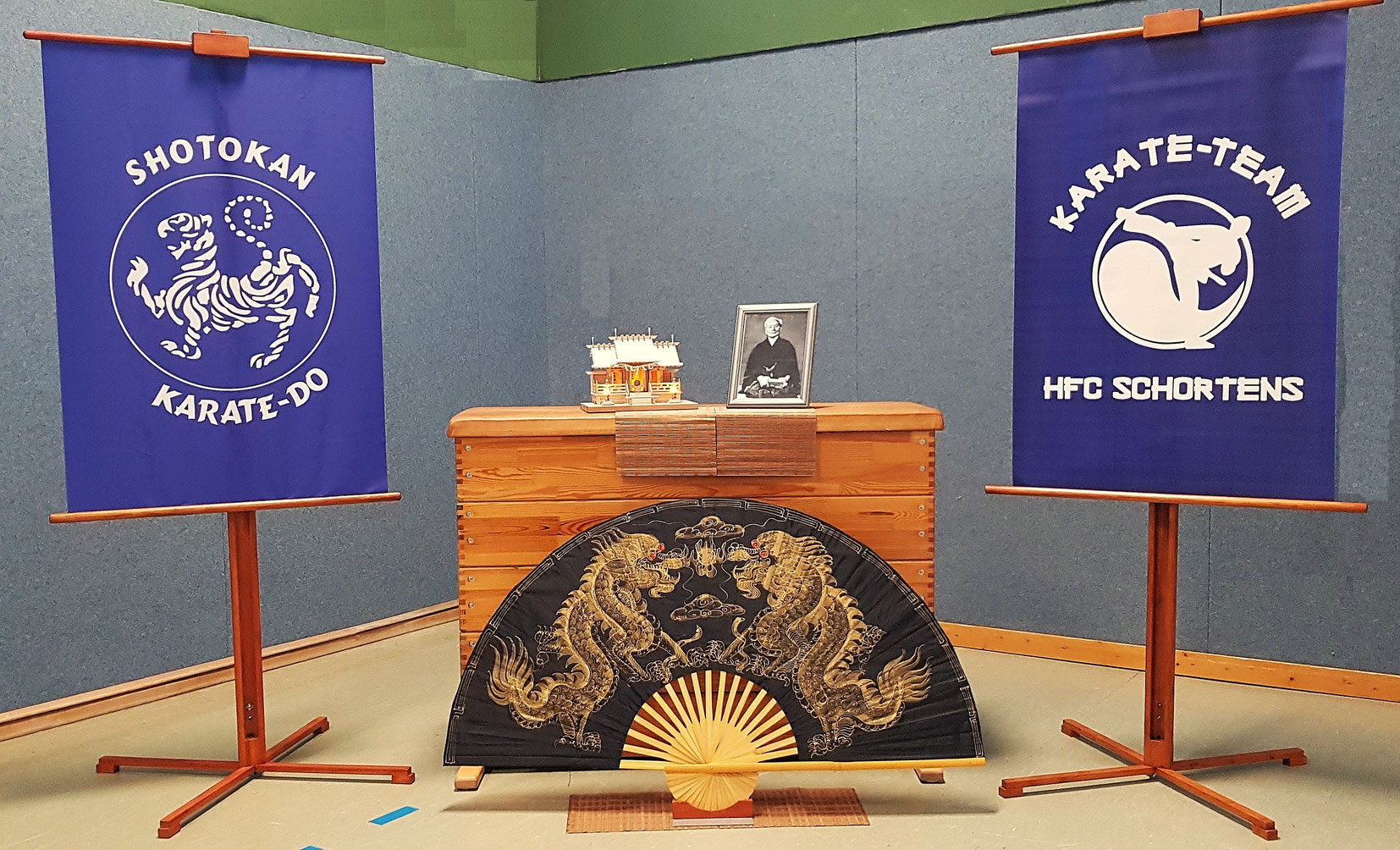 Karate Training Gruppe